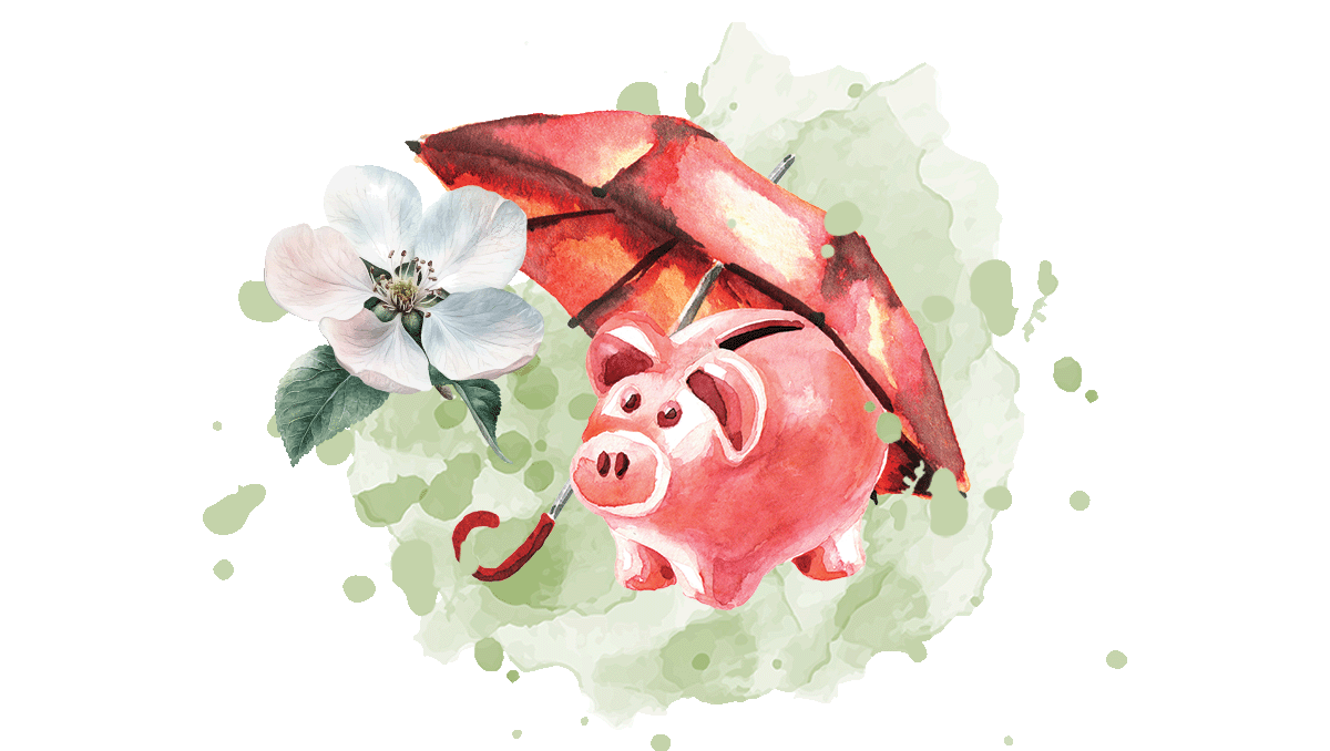 Umbrella with Bank